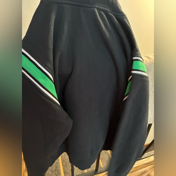 VTG NORTH DAKOTA FIGHTING SIOUX Hockey Hoodie Sweatshirt Nike Sewn Center Swoosh - Picture 8 of 8